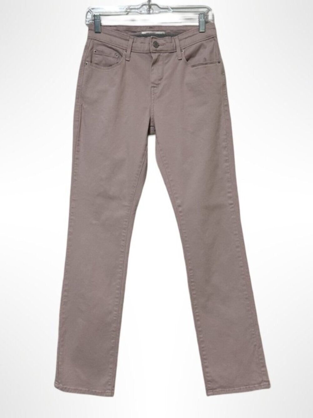 LEVI'S 505 Straight Leg Jeans Dusty Chalk Pink Size 27